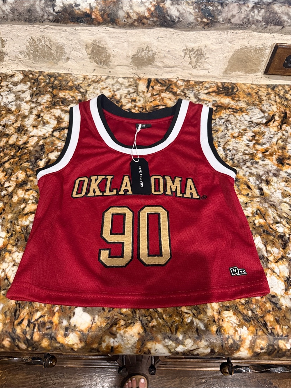 XS Oklahoma Hype and Vice jersey NWT